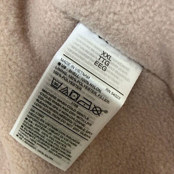 Old Navy Puffer Vest Size XXL Zip Front Blush Pink Womens Jacket NWT - Picture 7 of 8